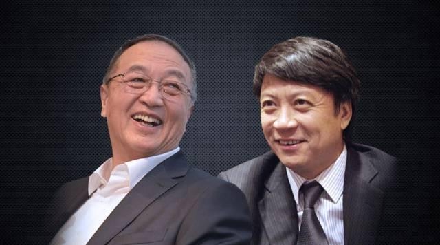 图:柳传志与孙宏斌
