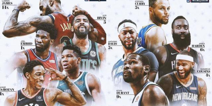2016nba全明星赛票数,16年nba全明星赛