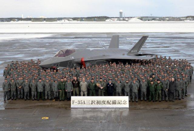 日本空自才刚刚收到第一架F35A