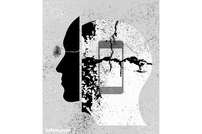 在无尽的娱乐信息的吸引下,让青少年把手机关闭显得格外困难,这的确是一种不良影响。(环球科学供图/图)