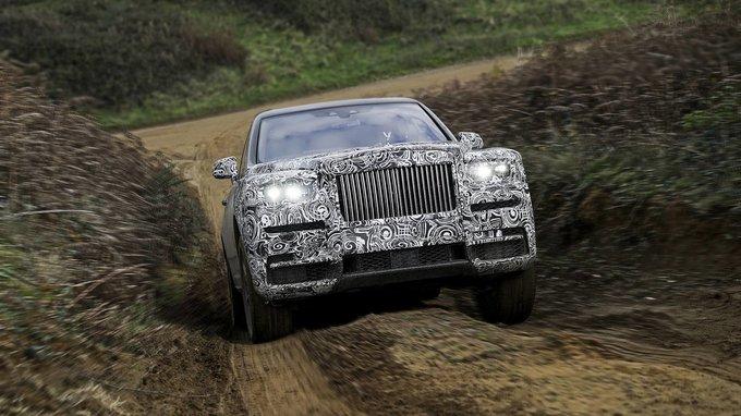 自带观景台 劳斯莱斯Cullinan SUV 5月亮相