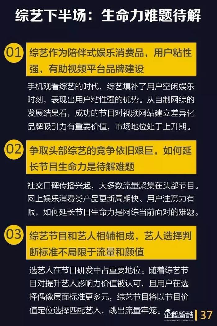 40页报告深度洞察综艺用户，预测综艺下半场的四大趋势