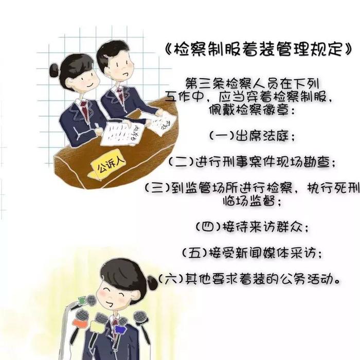 【漫画】还不知道检察服的正确打开方式？手绘萌漫来教你