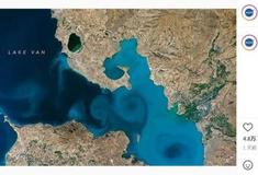 NASA年度最佳地球照片！土耳其凡湖蓝漩涡令人沉醉(图)