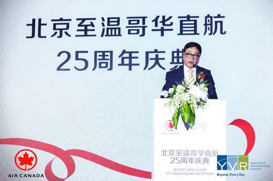 温哥华国际机场亚洲总经理吴道荣Raymond Ng先生