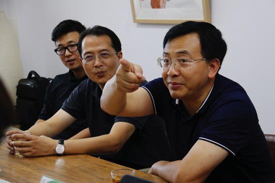 (北京市对口支援服务中心书记杨兆科在画展同期的西部美育研讨会上)