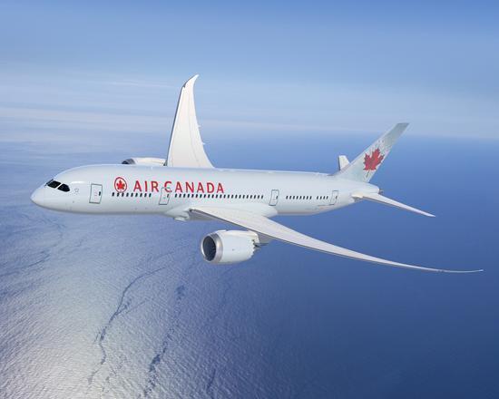 加拿大航空公司运营的波音787型客机