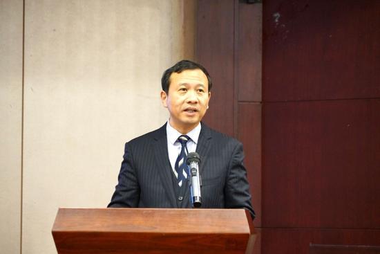 北二外党委副书记计金标 尤紫璇/摄