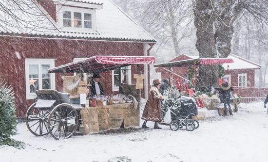 Roslagen圣诞市集。Photo: Anne Sofie Eriksson