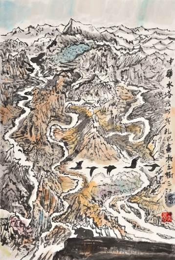 (中国画 中华水塔 扎巴 六年级)
