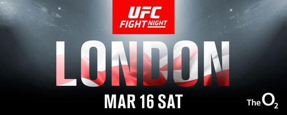 3月16日UFC将第11次重返伦敦O2中心举办盛大赛事