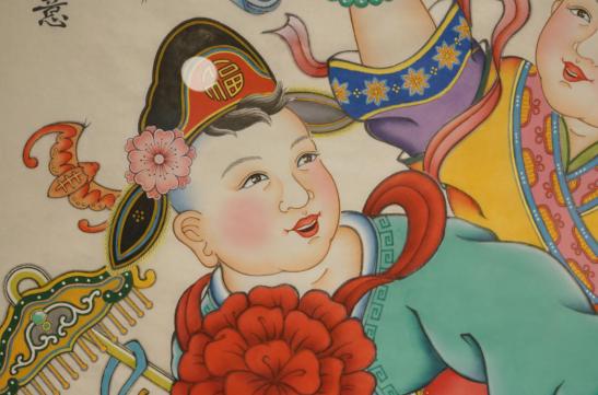 天津杨柳青木版年画作品
