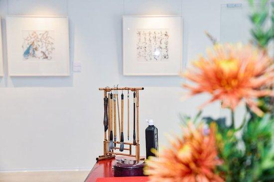 “沪苏雅集——书画作品展”现场