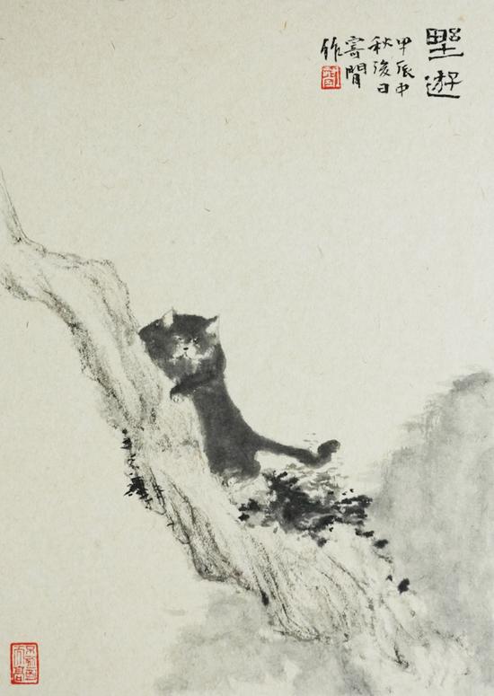 王学雷 《野游》 35cm×25cm 中国画