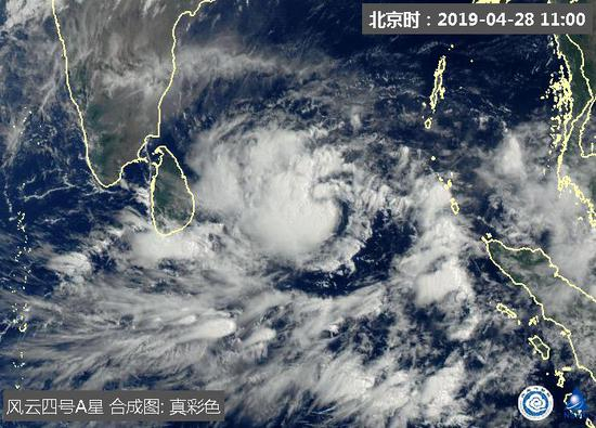 FY-4A气象卫星监测北印度洋热带气旋“法尼”