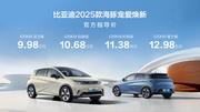 比亚迪2025款海豚售9.98万起