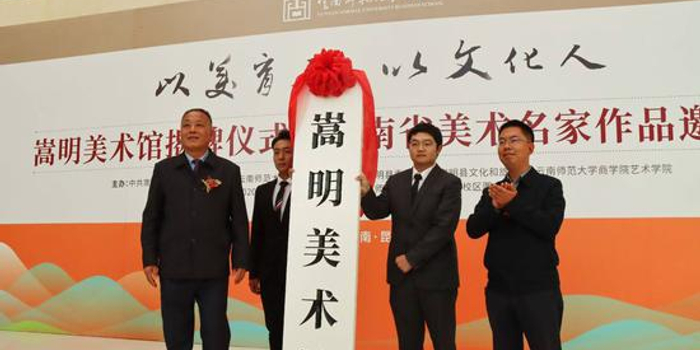 以美育人以文化人 嵩明美术馆揭牌仪式举行 手机新浪网