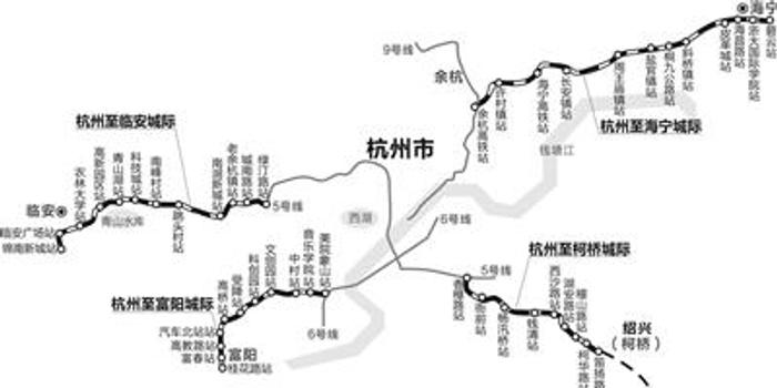 杭富杭临杭海杭绍4条城际铁路先后动工 详细建设进程出炉