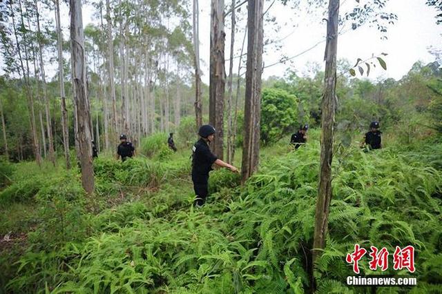 广西贵港上千警民连日搜捕杀人疑犯