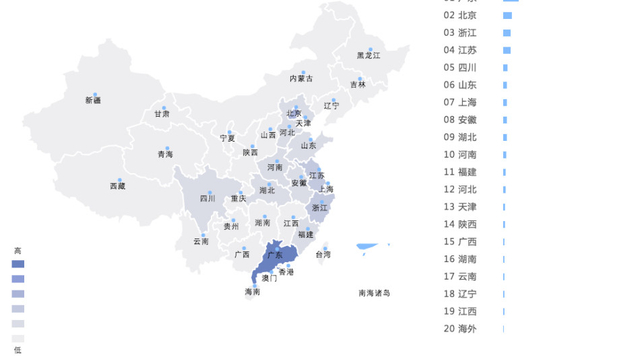 "春节不回家"者数据画像：地域分布