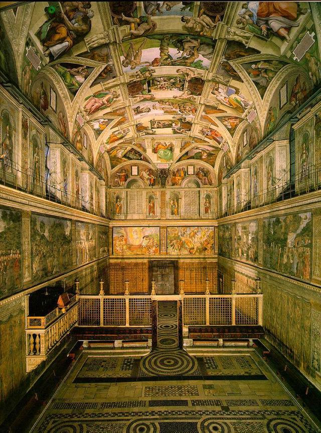 sistine chapel ceilingphoto of the chapel