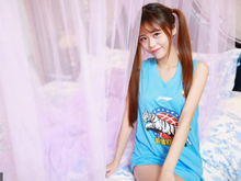 宝贝马尾辫写真助阵疆篮