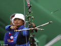 图文-射箭女子个人淘汰赛精彩瞬间 埃及选手