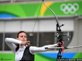 图文-射箭女子个人淘汰赛精彩瞬间 埃及选手