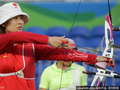 图文-射箭女子个人1/16淘汰赛 曹慧出战
