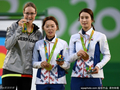 图文-女子射箭个人赛韩国选手张惠珍夺金 奖牌得主