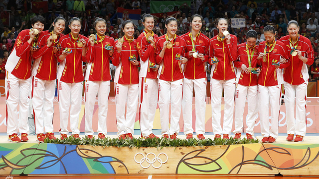 中国女排胜塞尔维亚夺冠