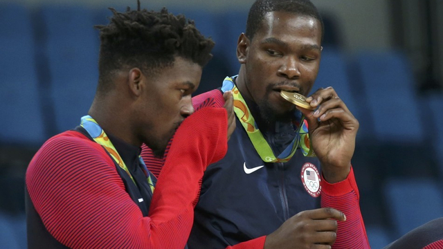 男子篮球美国梦之队夺金