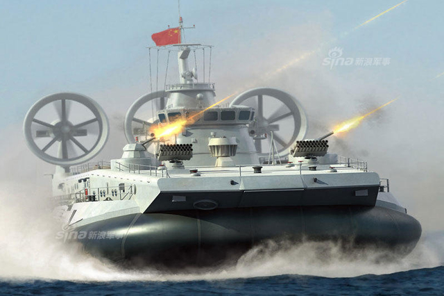 梦模型新品-1\/700(70006)野牛气垫船与(70003)054护卫