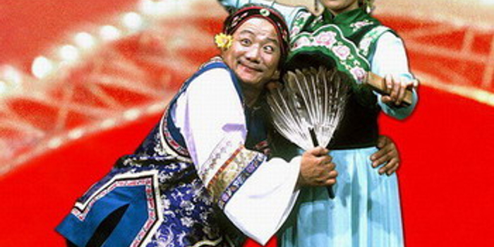 资料图片:二人转演员-唐鉴军 王小华