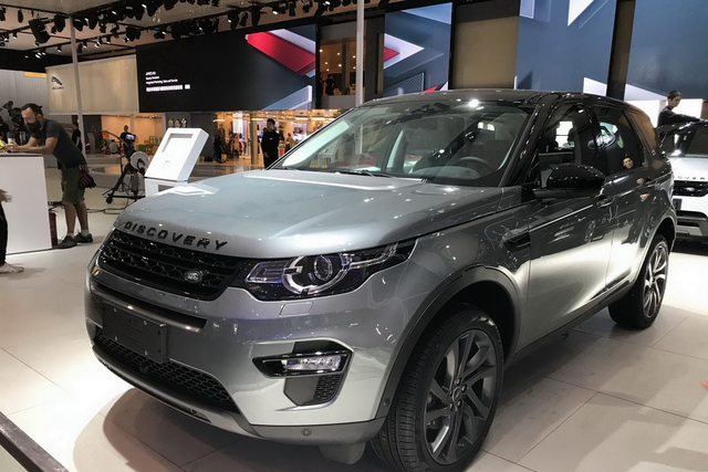 成都车展新车抢先看 实拍路虎发现神行