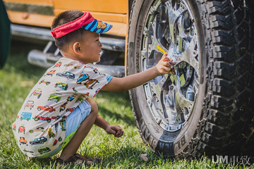 奥森车展化身萌宝乐园