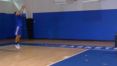 绕圈远距离接球跳投