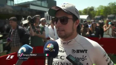 视频-F1西班牙站佩雷兹赛后谈