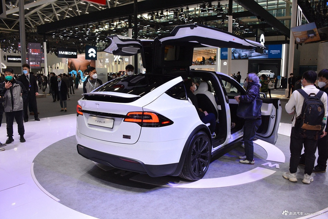 2022广州车展实拍：特斯拉Model X Plaid