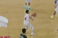 赵继伟超远三分命中助中国男篮战中国台北