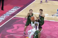 无解表现！里勒负角度迎着防守命中压哨后仰跳投