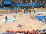 手拿把掐！陈盈骏弧顶接球命中加长压哨三分球