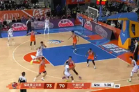 同一起跑线！末节还剩1分29秒 宁鸿宇三分终于助宁波扳平比分！