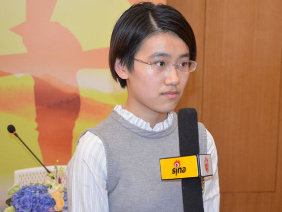 "小鱼儿"於之莹有大志向 想像男棋手一样下棋
