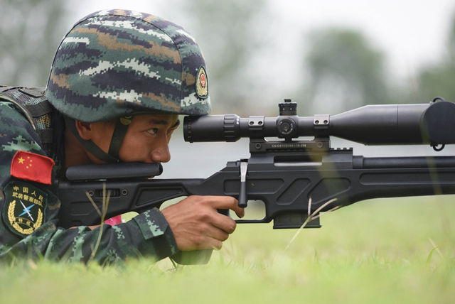 安徽武警:黑虎山下竞技"神枪手"