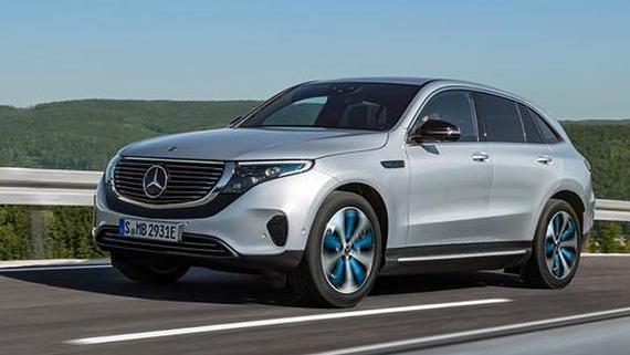 奔驰首台纯电动车 mercedes-benz eqc