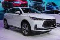 新浪e站|续航可达600km 比亚迪新一代唐EV下线