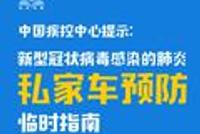 中国疾控中心提示:通风换气成私家车预防关键