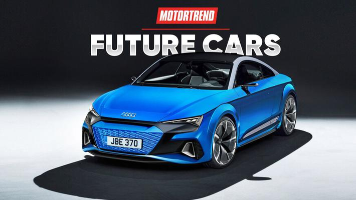 第四代奥迪TT E-Tron纯电动版效果图