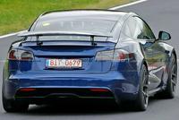 带尾翼Model S Plaid测试车曝光 特斯拉或重启Plaid+